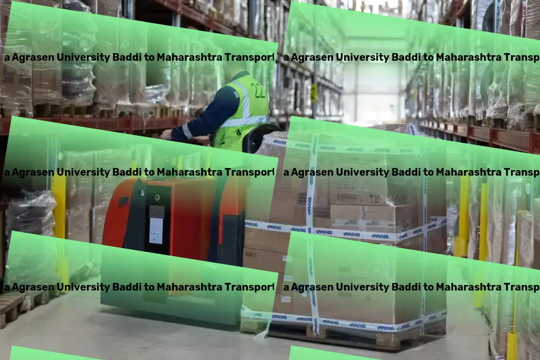 Maharaja Agrasen University Baddi to Maharashtra Household Goods Transport Turn your balcony into a green oasis effortlessly! - High-capacity courier services